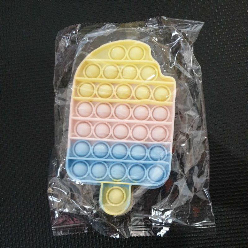 Pop It Ice Cream Es Krim | Popit Es Krim Rainbow Pastel Macaron-Ice Cream Pastel