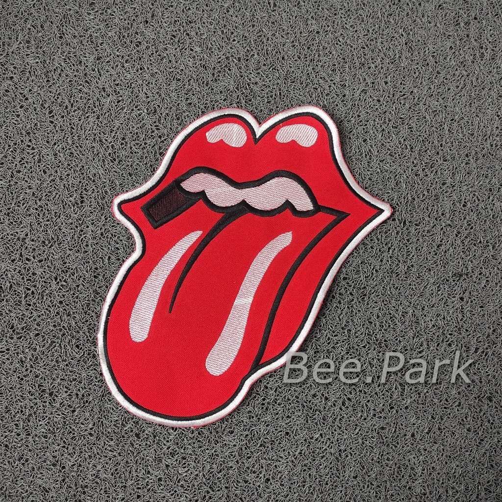 Backpatch Bordir Jahit Satu Set/Patch Punggung Rolling Stones/Backpatch Bordir Jahit