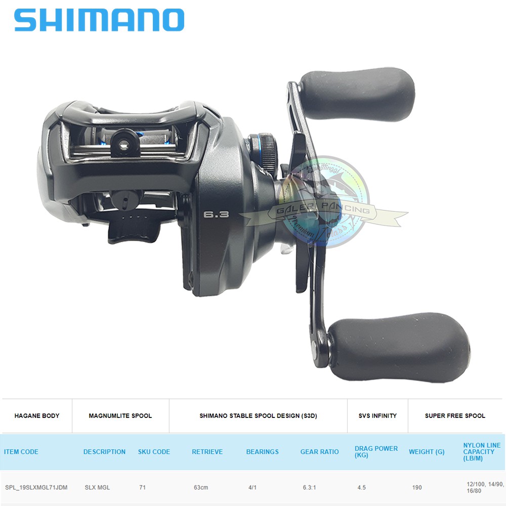 Reel Shimano Slx Mgl 71 Shopee Indonesia