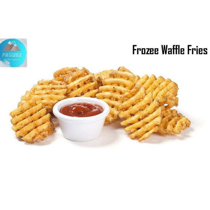 windytriastuti13 French Fries Waffle / Kentang Goreng Waffle / Waffle Fries 1 KG TERLARIS TERPERCAYA