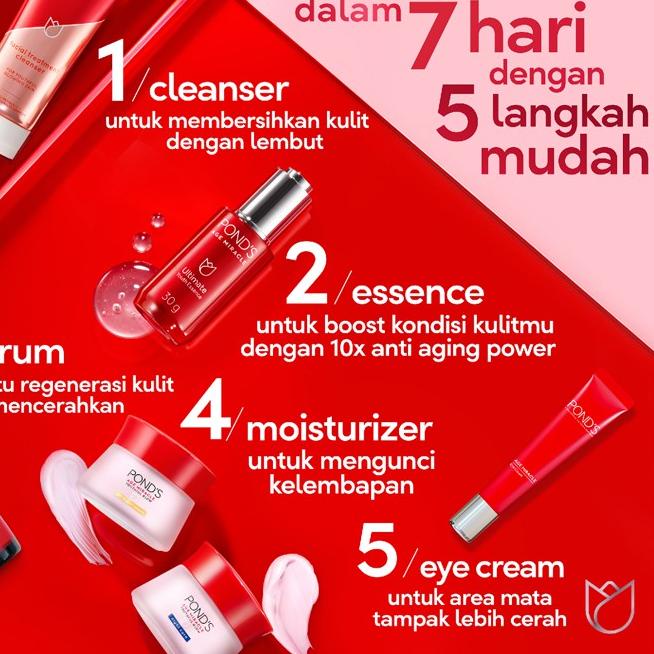 PONDS AGE MIRACLE DAY NIGHT CREAM 50GRAM POND'S 50G ESSENCE WHIP SERUM FOAM EYE CREAM PONDS