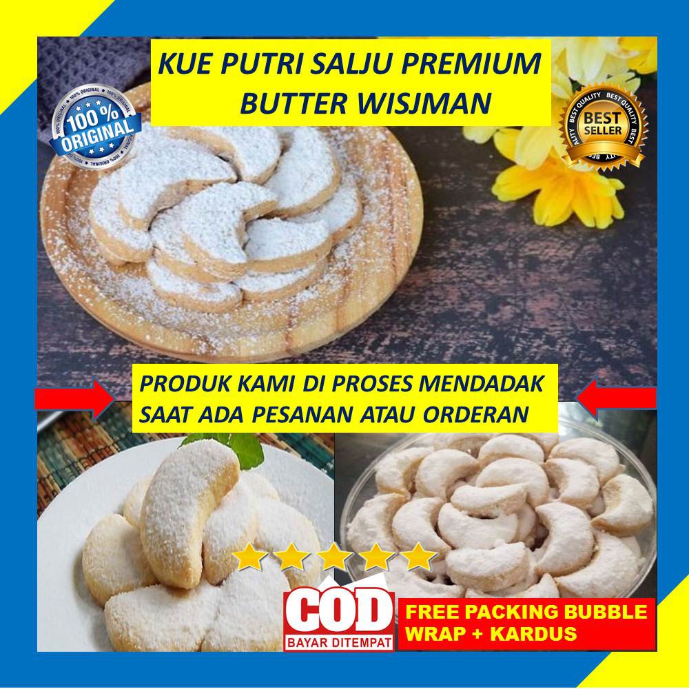 

Kue Putri Salju 350 Gram Butter Wisman Wisjman Premium Gurih Manis