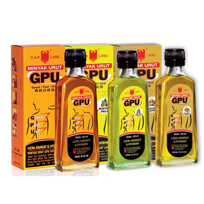 [CAPLANG] MINYAK URUT GPU 60 mL