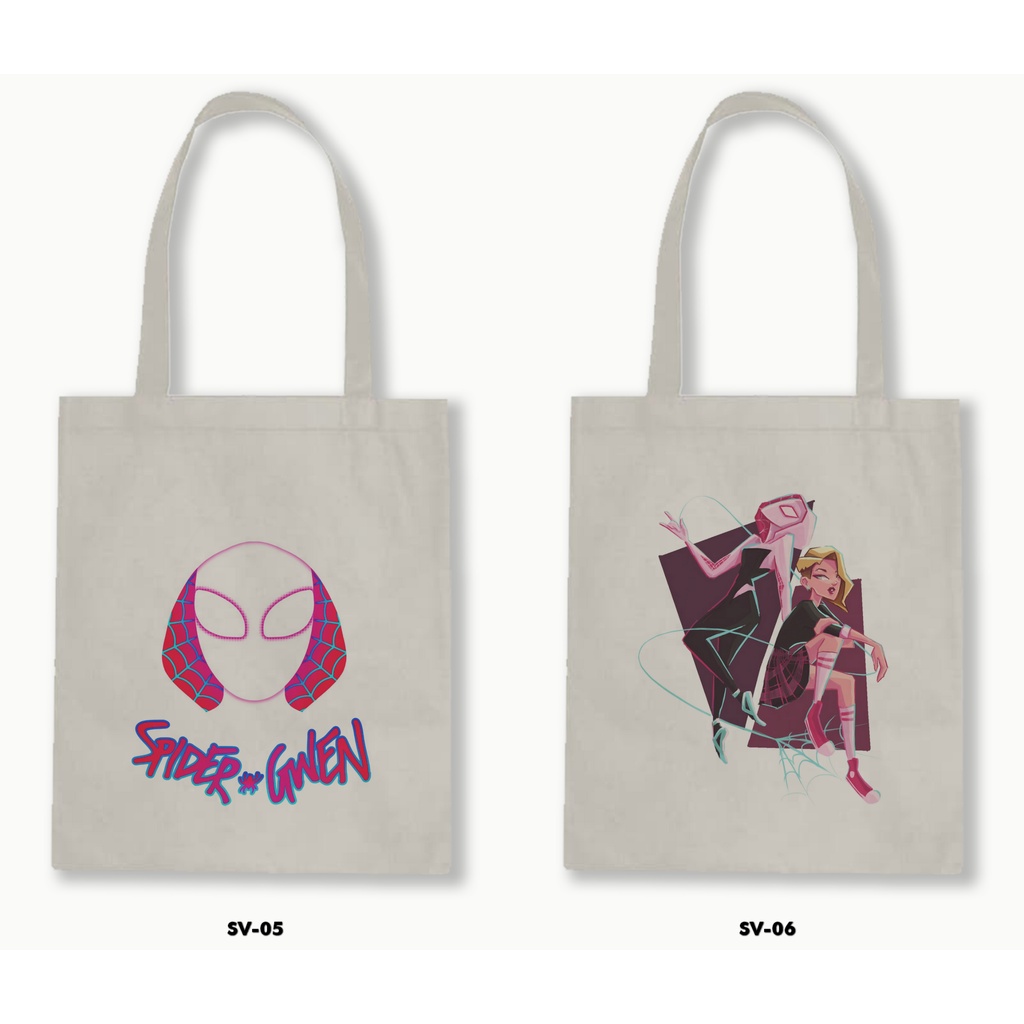 TOTE BAG RESLETING - Spider Man Into the Spider Verse