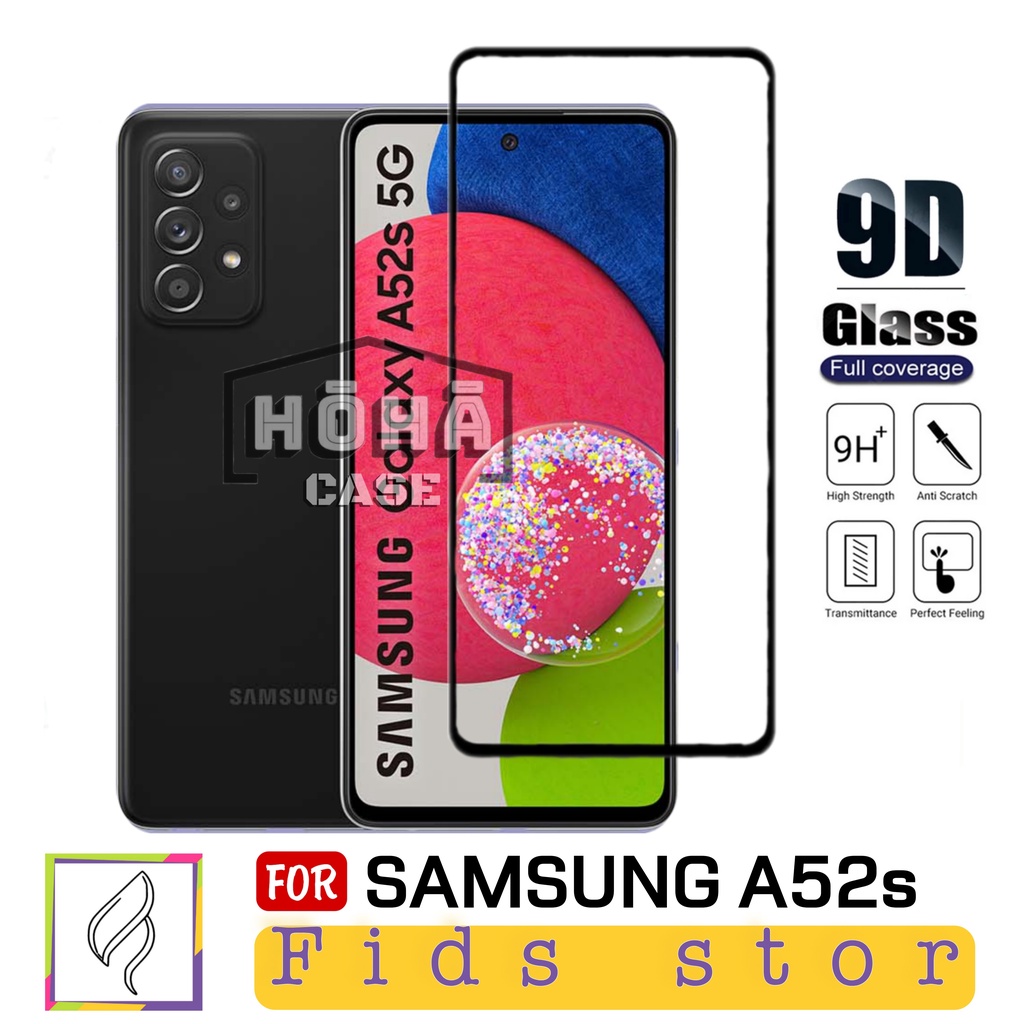 PROMO Tempered Glass SAMSUNG Galaxy A52s Full Layar Screen Guard Protector List Hitam Antigores Kaca