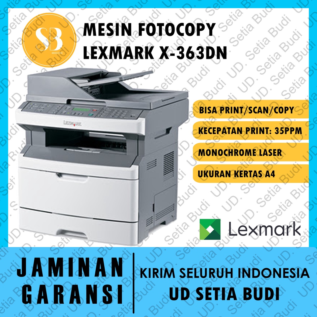 Mesin Fotokopi Lexmark X-363DN