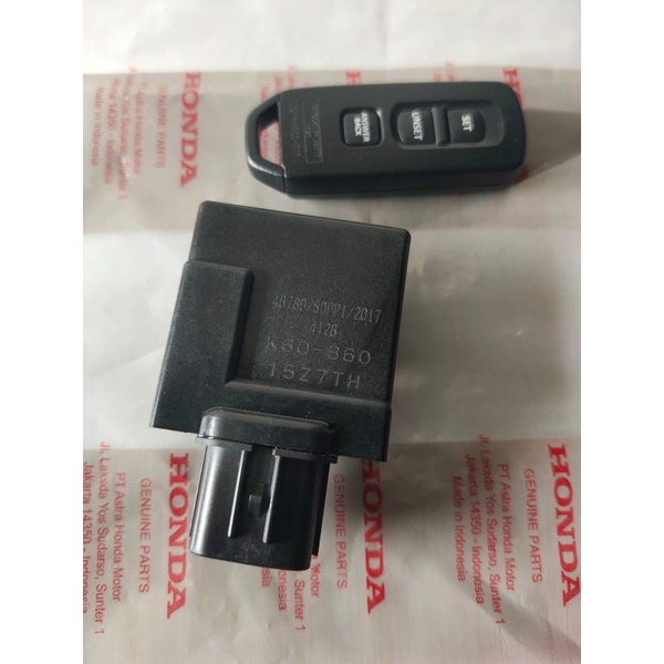 Remot dan Modul scu Answer back kunci kontak non keyless original honda fi new vario 125 K60 esp iss