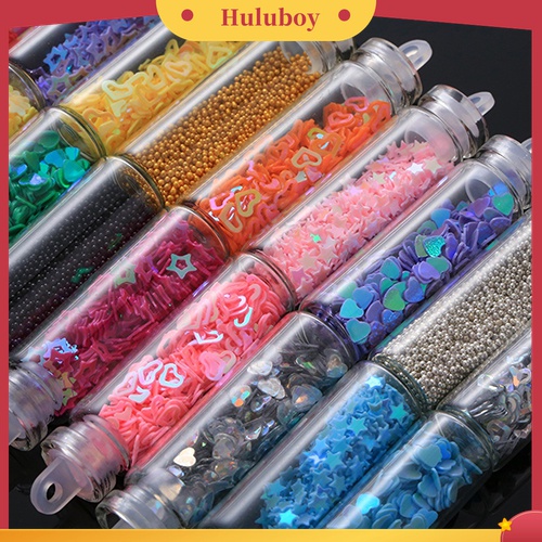 Huluboy Huluboy♡ 20pcs Botol Kaca Mini Untuk Dekorasi Manicure DIY