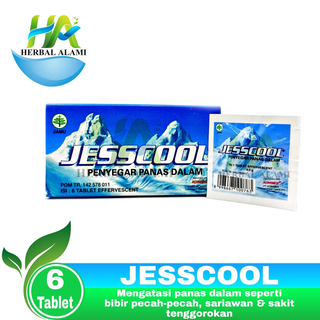 Jesscool  Penyegar Panas Dalam PerBox