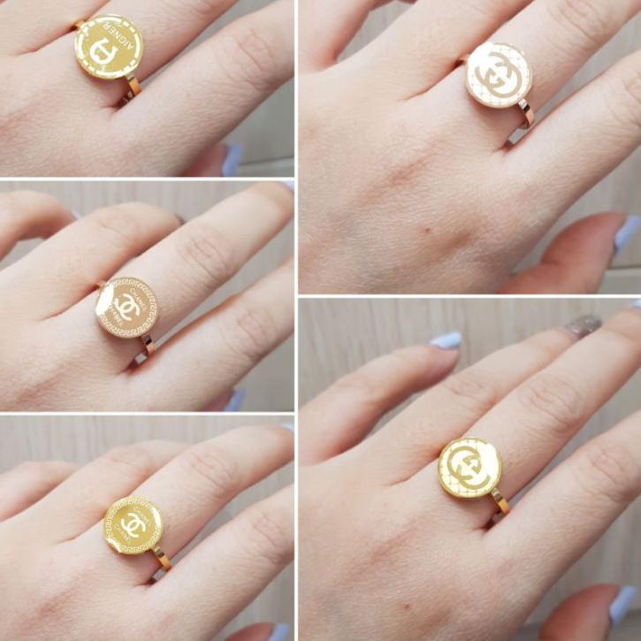 Paling Dicari.. Cincin Titanium bulat branded koin