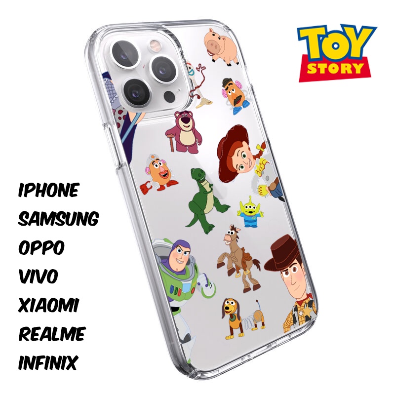 Casing Custom Lucu Softcase Toy STory iphone 12 13 pro max samsung a51 a22 a30 a50 oppo xiaomi vivo