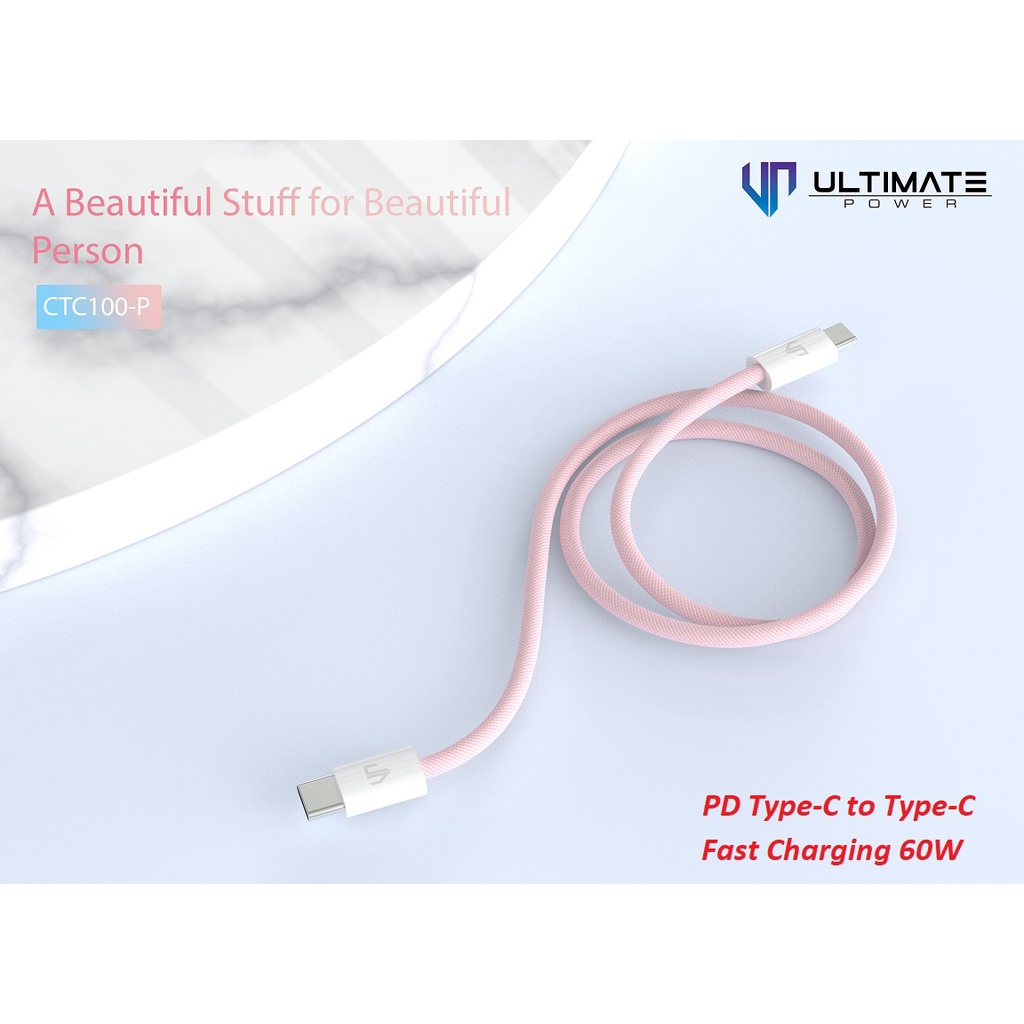 Kado Valentine Kado Ulang tahun Ultimate Cable PD 20W Type-C to Lightning Love Series