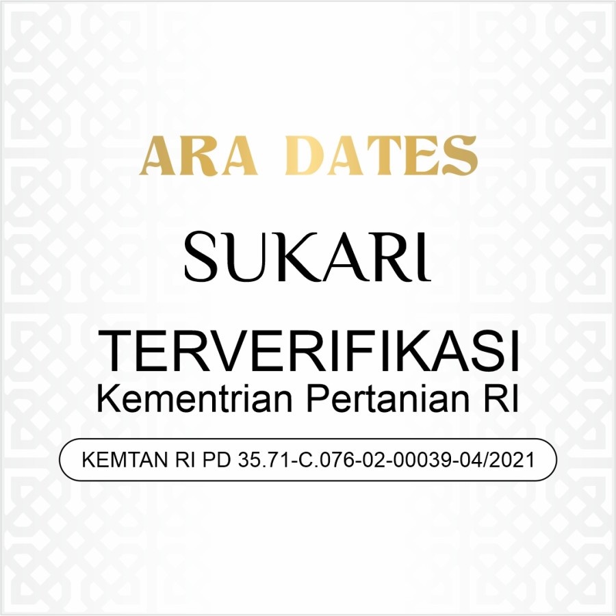 Kurma Sukari ARA DATES 1 Kg Sukari PREMIUM Quality