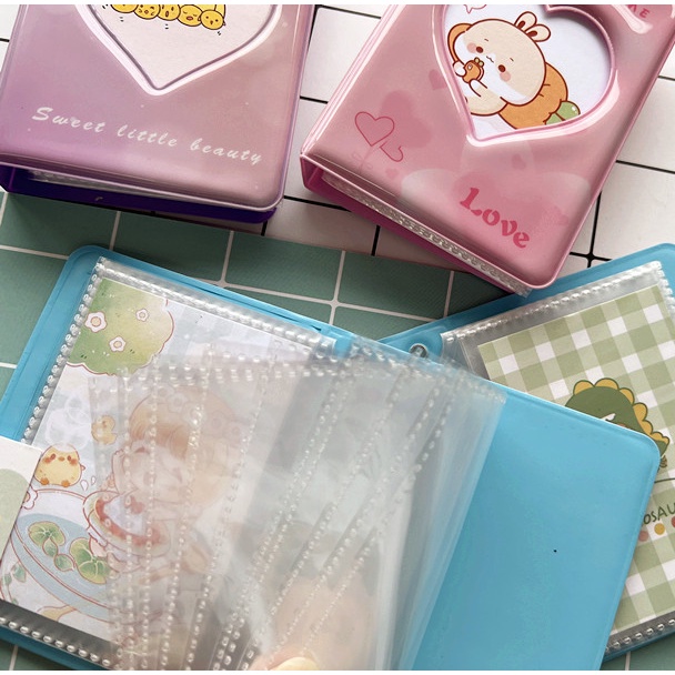 Kawaii Mini 3inch Album Foto Buku Penyimpanan Photocard