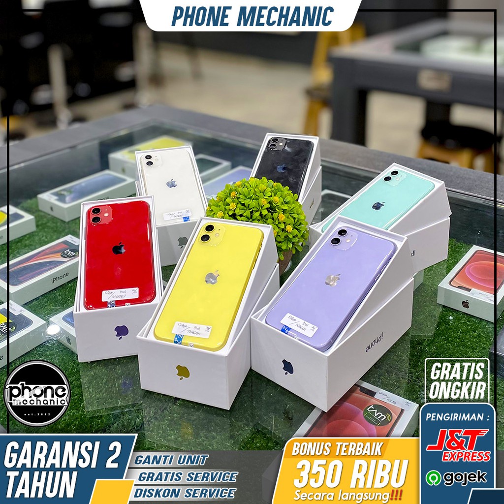 iphone 11 second original 64 gb 128 gb 256 gb resmi no rekondisi