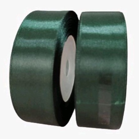 

Pita satin hijau botol 1 inch 2.5 cm Per roll pita kado pita bucket bunga HL94