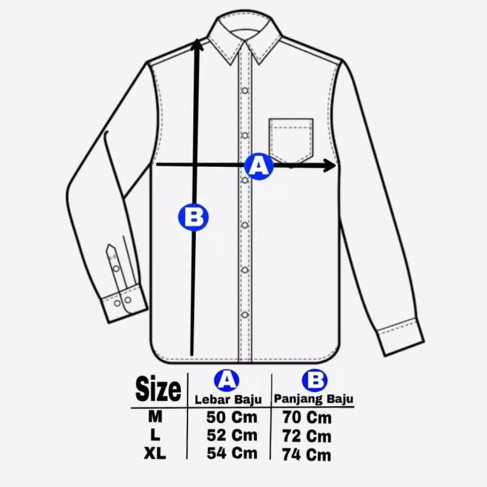 kemeja levis jeans lengan panjang pria premium soft blue