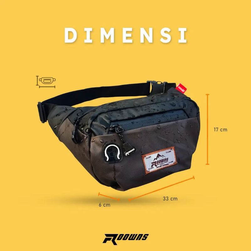 [best] Tas Selempang pria wanita &quot;Tas multifungsi&quot; // Tas Pria Wanita serbaguna - waistbag waterproof