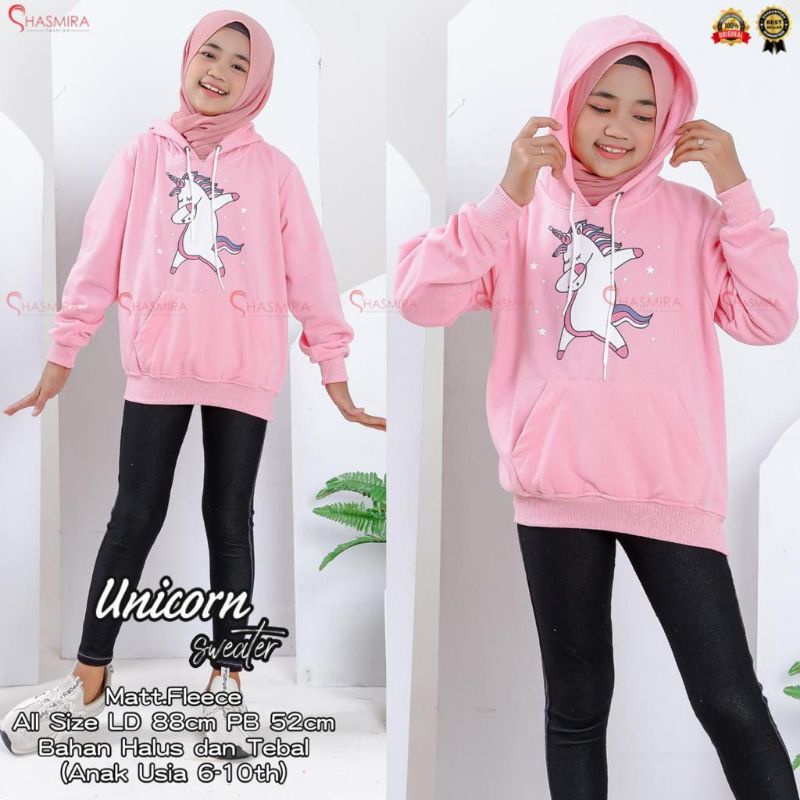 Unicorn Hoodie Kids By SHASMIRA