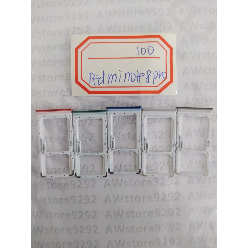 Slot Tempat Dudukan Kartu Simcard Sim card Lock Simtray Sim Tray XIAOMI REDMI NOTE 8 PRO