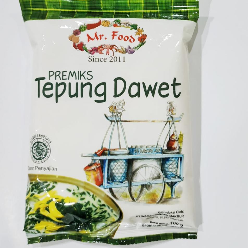 

[BISA CODE] Tepung Dawet Tradisional Hijau / Pandan Mr. Food 100gr