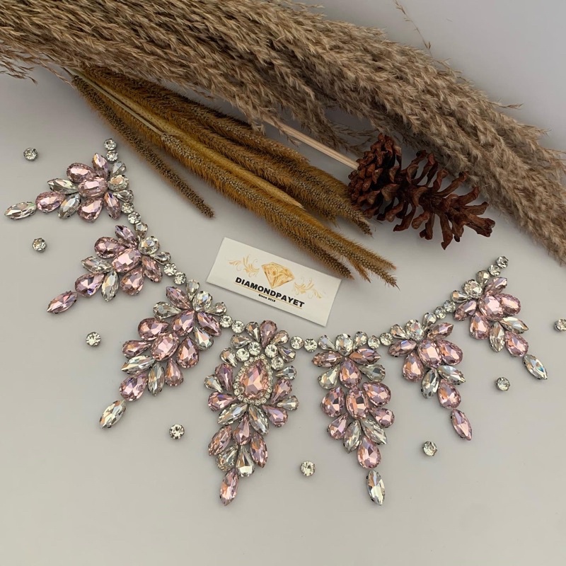 Payet rangkai diamondpayet leher mewah