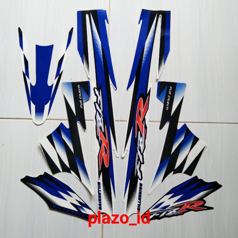 Striping Stiker Yamaha F1zr Milenium 2000 Biru