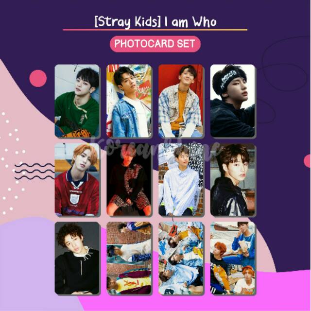 Photocard Set Stray Kids - I am Who