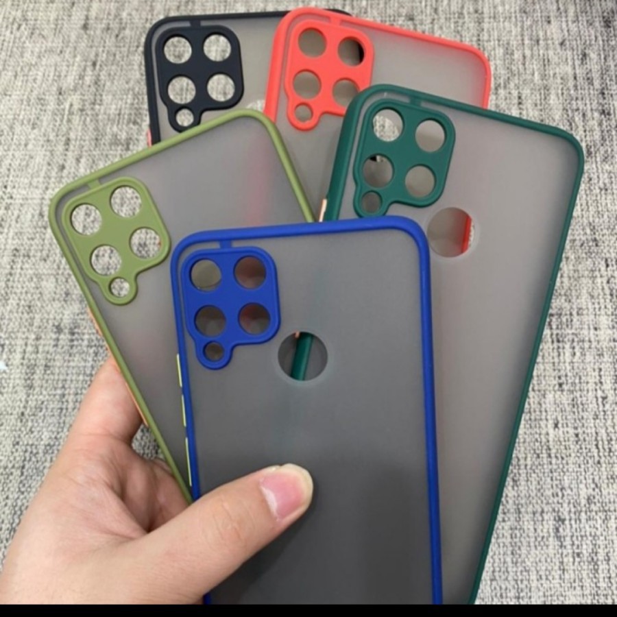 Soft Case Realme C25 Case Matte Colour Transparan Hard Case Realme C25