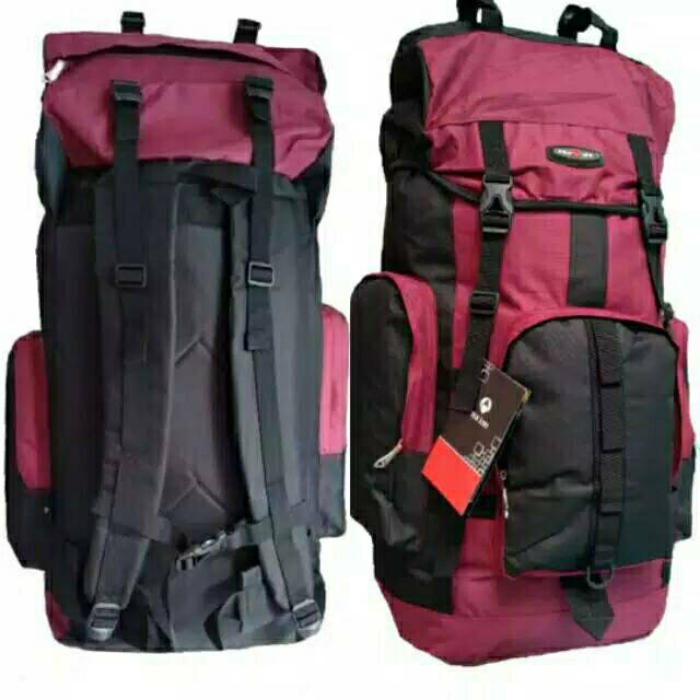 Tas gunung  60liter bonus dompet