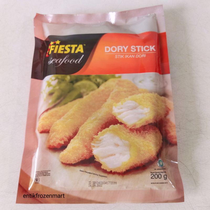 

Fiesta Seafood Dory Stick (Stik Ikan Dori) Entik Frozen Palembang