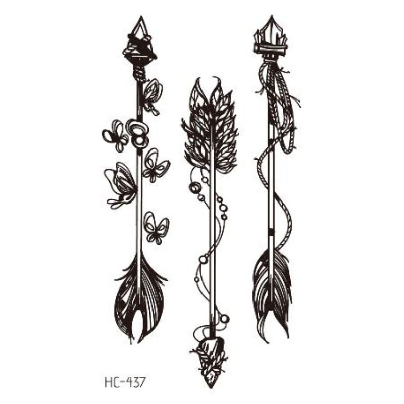 Tatto temporer terbaru ukuran 6x10cm MODEL HC-437