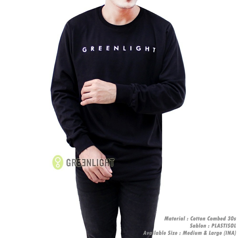 Kaos Three Second Lengan Panjang KAOS 3SECOND LENGAN PANJANG COWOK CEWEK UNISEX KAOS PRIA BAJU PRIA-