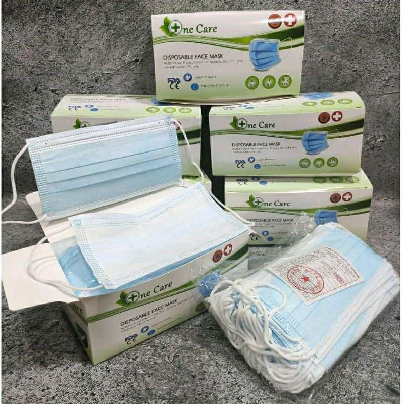 masker medis one care earlop/one care hijab/JSP