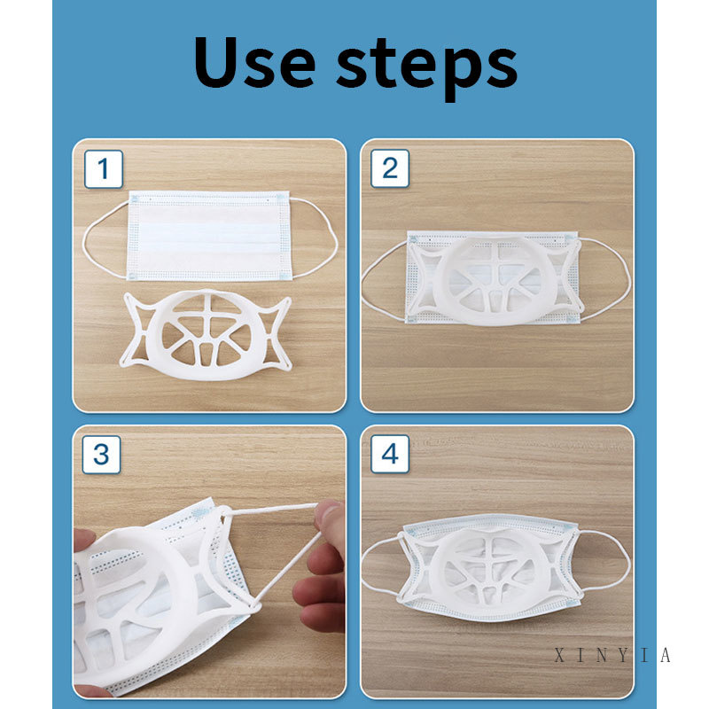 Bracket Holder Masker Wajah 3d Bahan Silikon