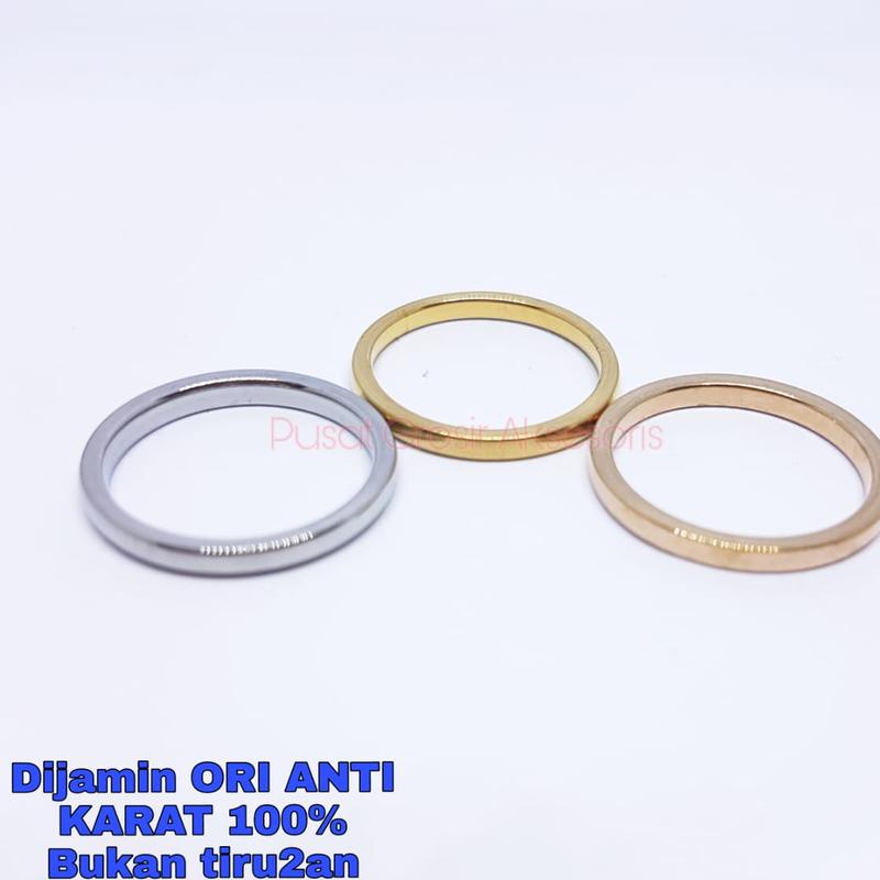 Cincin Titanium ANTI KARAT SELAMANYA PGM CT132 (SATUAN)