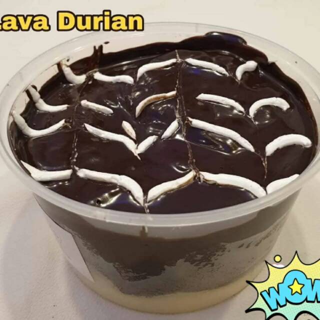 Brownis lumer lava durian cup