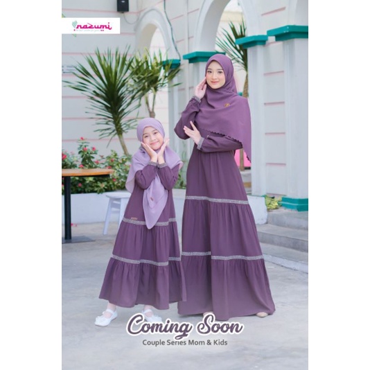 PO GAMIS COUPLE SALMIRA mom&kids by nazumi gamis