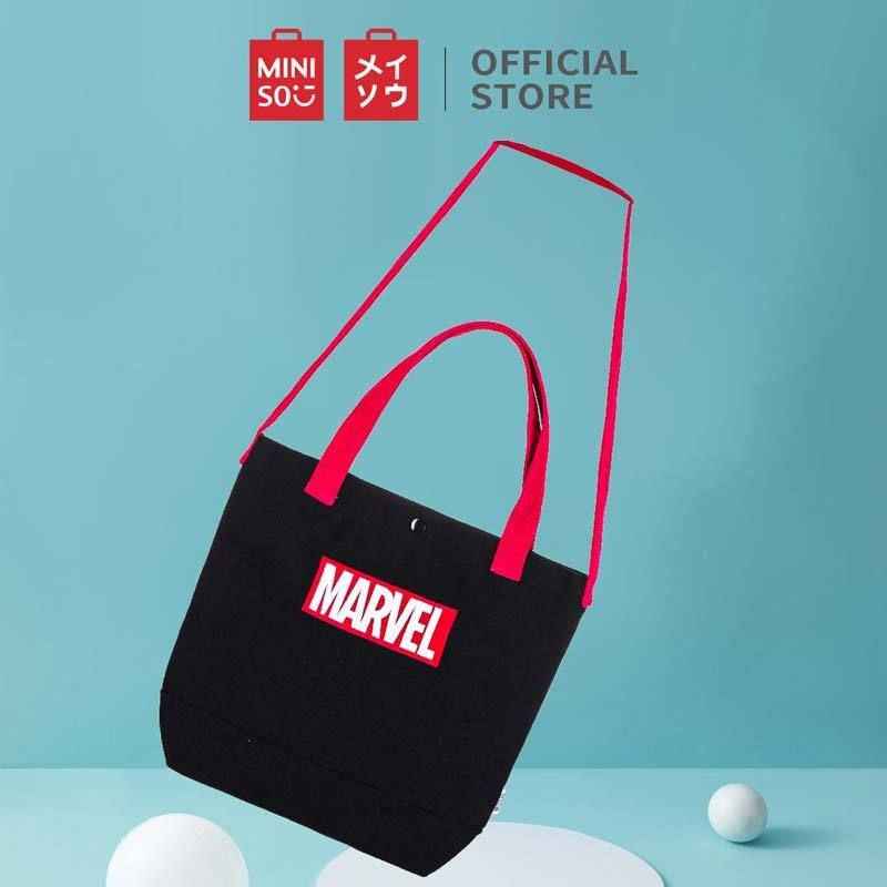 MINISO Marvel Tas Selempang Slingbag Slempang Wanita Bahan Kanvas Branded Import