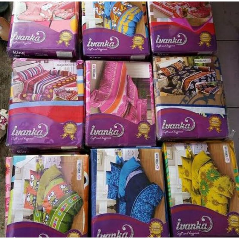 SPREI MURAH IVANKA 180X200 TERMURAH MERIAH