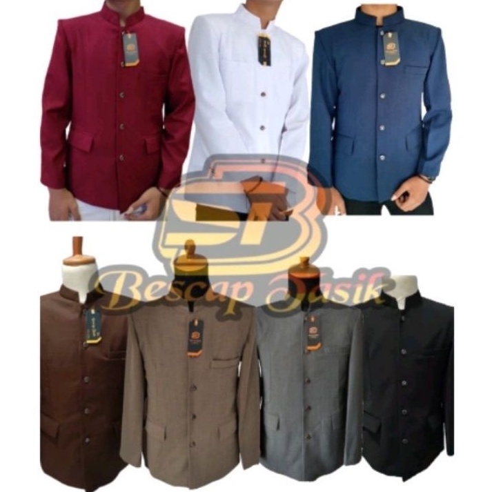 Jasko Jasco bescap tasik Nevy polos adem bahan novus by bescap jasko pria berkualitas