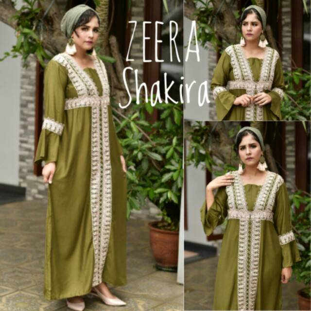 Daste arab ZEERA SHAKIRA Dress Busui Rayon Super Original