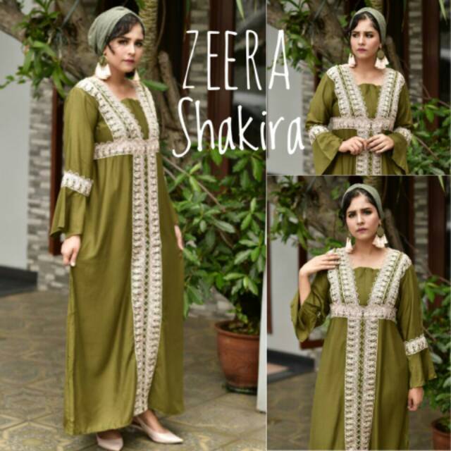 Daste arab ZEERA SHAKIRA Dress Busui Rayon Super Original