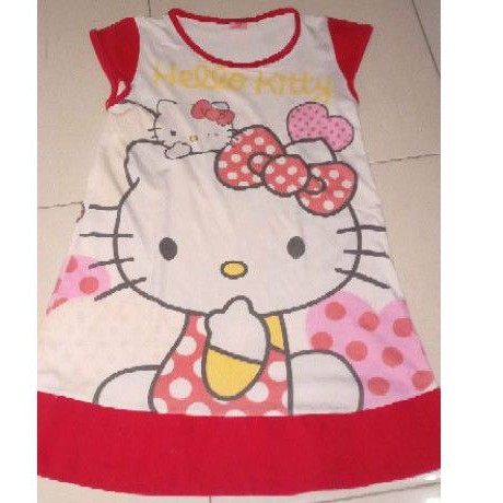 HELLO KITTY PRELOVED  Daster rumah anak usia 5-7th