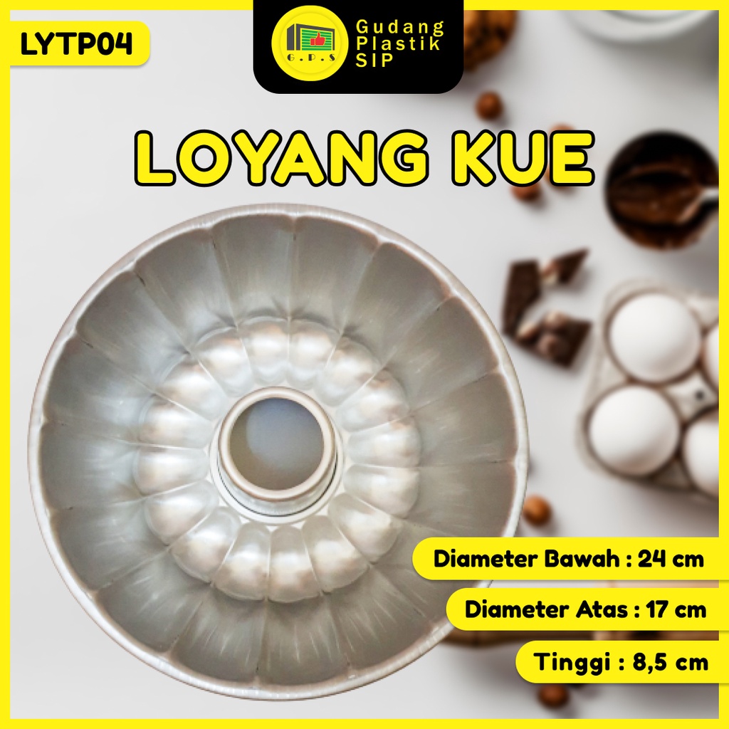 Loyang Press Cetakan Tulban Tanpa Sambungan Tipe Bolu LYTP04