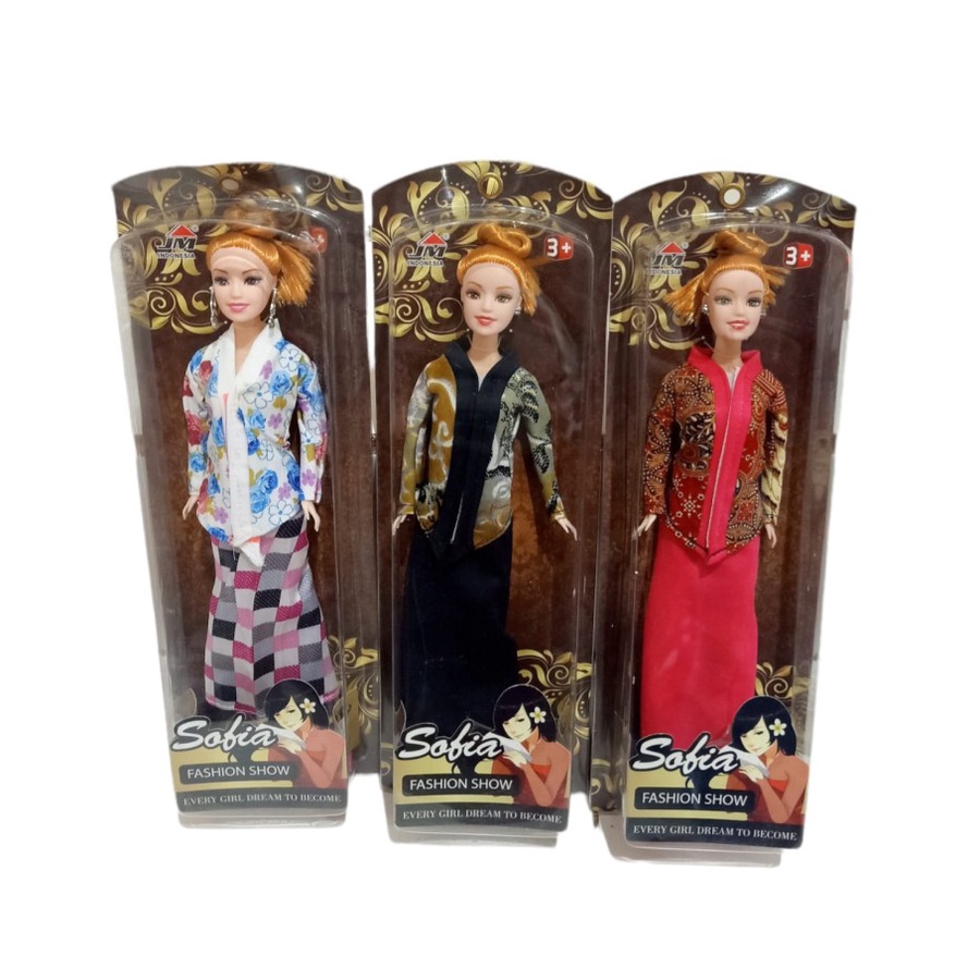 Mainan Boneka Kebaya Fashion No.0305 Kado Mainan Anak Cewek - Mainan Anak Perempuan Murah Boneka Barbiee