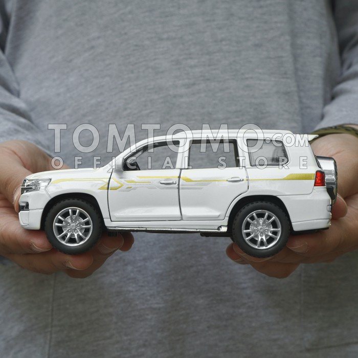 Toyota Land Cruiser Prado Tomtomo Mobil Jeep Diecast Miniatur Mainan