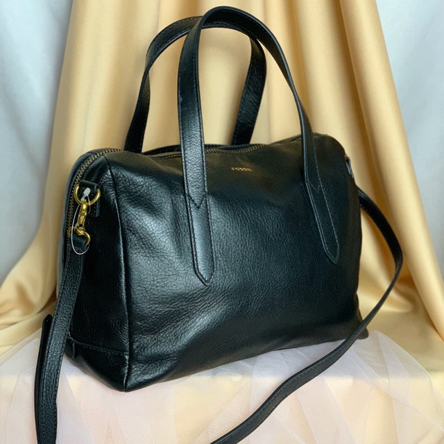 Fossil Sydney Satchel Black ORIGINAL