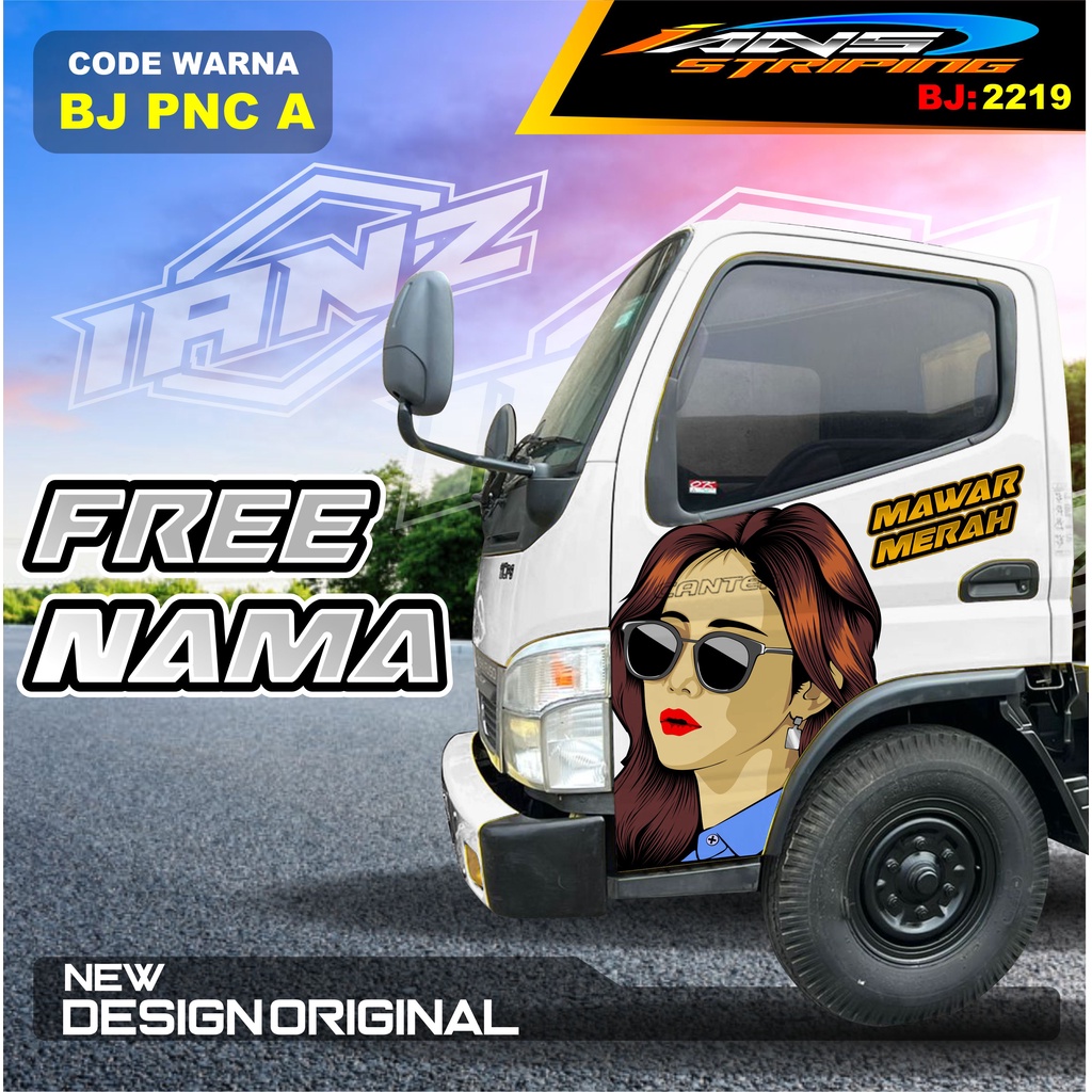 STICKER DECAL PINTU TRUK FUSO RAGASA / DECAL PINTU DUMTRUK  / STIKER MOBIL TRUK / STIKER PINTU TRUK KEREN