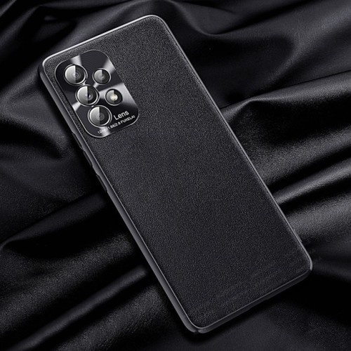 SAMSUNG A32 4G / A32 5G SOFT CASE LEATHER LUXURY METAL CAMERA PROTECT